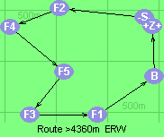 Route >4360m ERW Route >4360m ERW